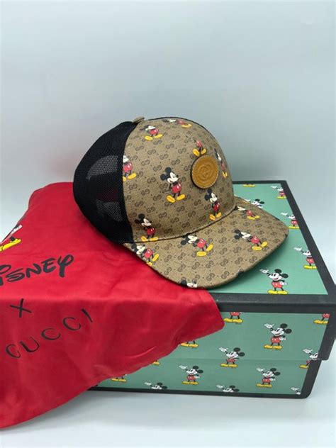 casquette mickey gucci|casquette gucci homme luxe.